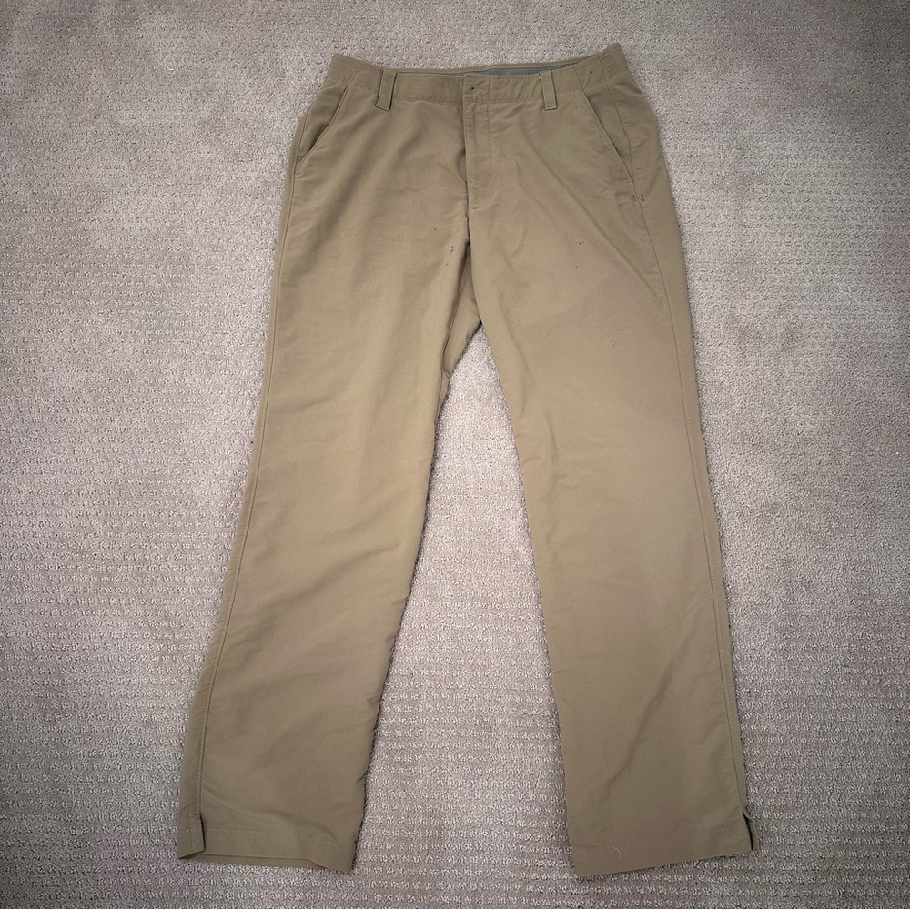 Under Armour AllSeasonGear Men’s Performance Pants 36/32 Khaki - Flawed